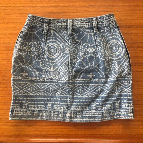 Free People School Daze Denim Jean Mini Skirt - Picture 2 of 5